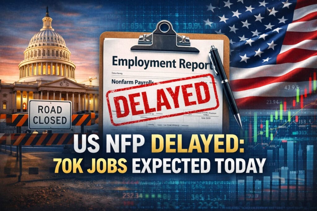 US Nonfarm Payrolls Today labor market data release chart and U.S. employment statistics