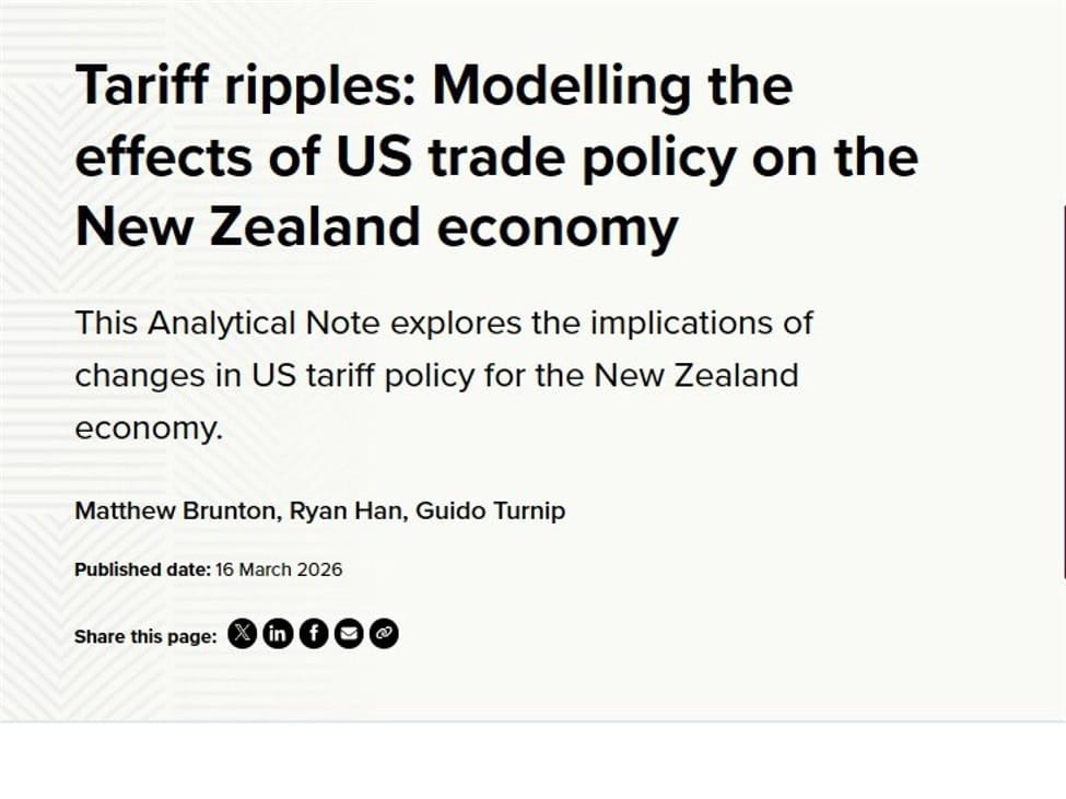 Reserve Bank Of New Zealand (RBNZ) Says U.S. Tariffs May Ease Inflation ...