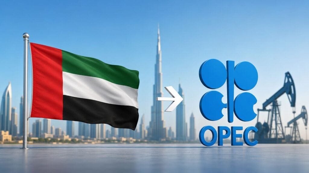 AI-generated visual representation UAE Exits OPEC