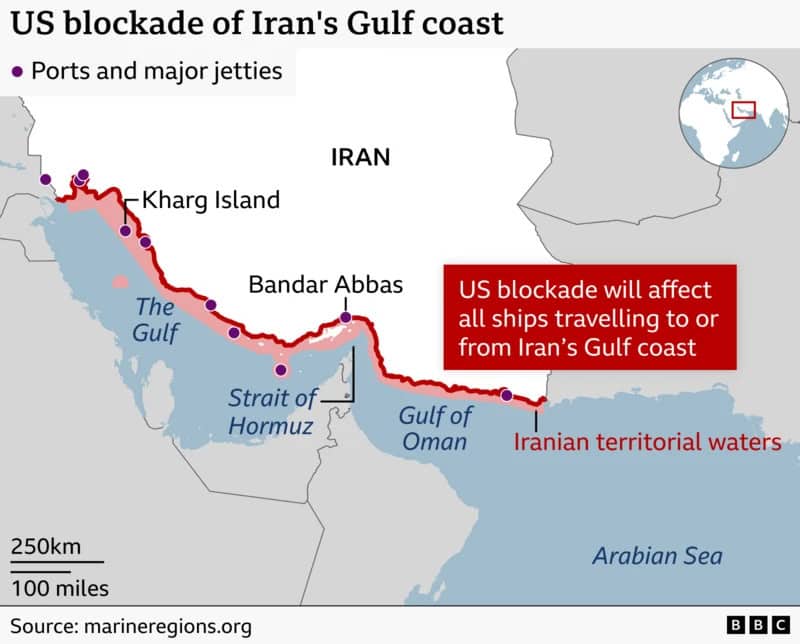 Strait of Hormuz blockade impact on oil prices