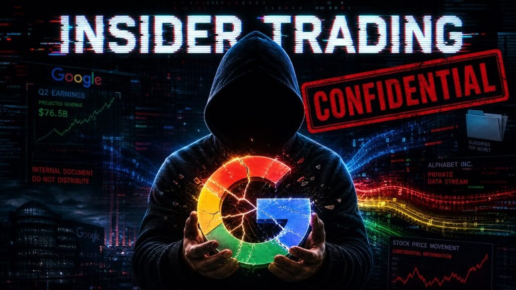 Google insider trading scandal involving confidential search data