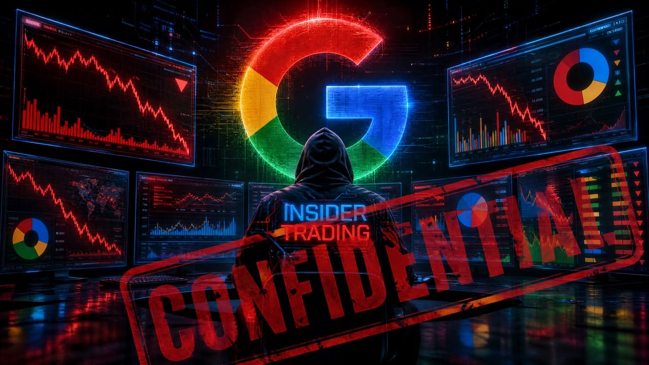 Google insider trading scandal involving confidential search data