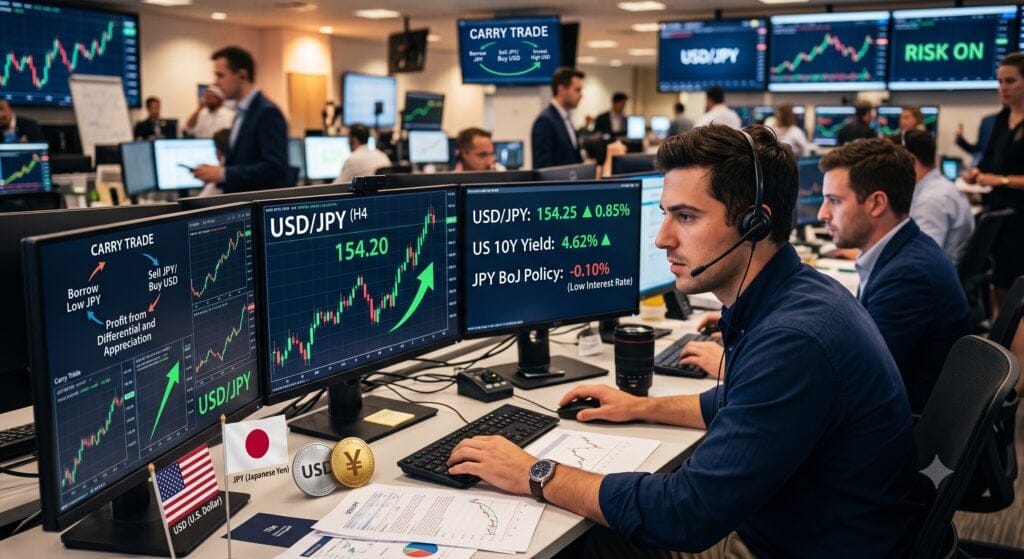 Carry Trade is driving today's USD/JPY rally