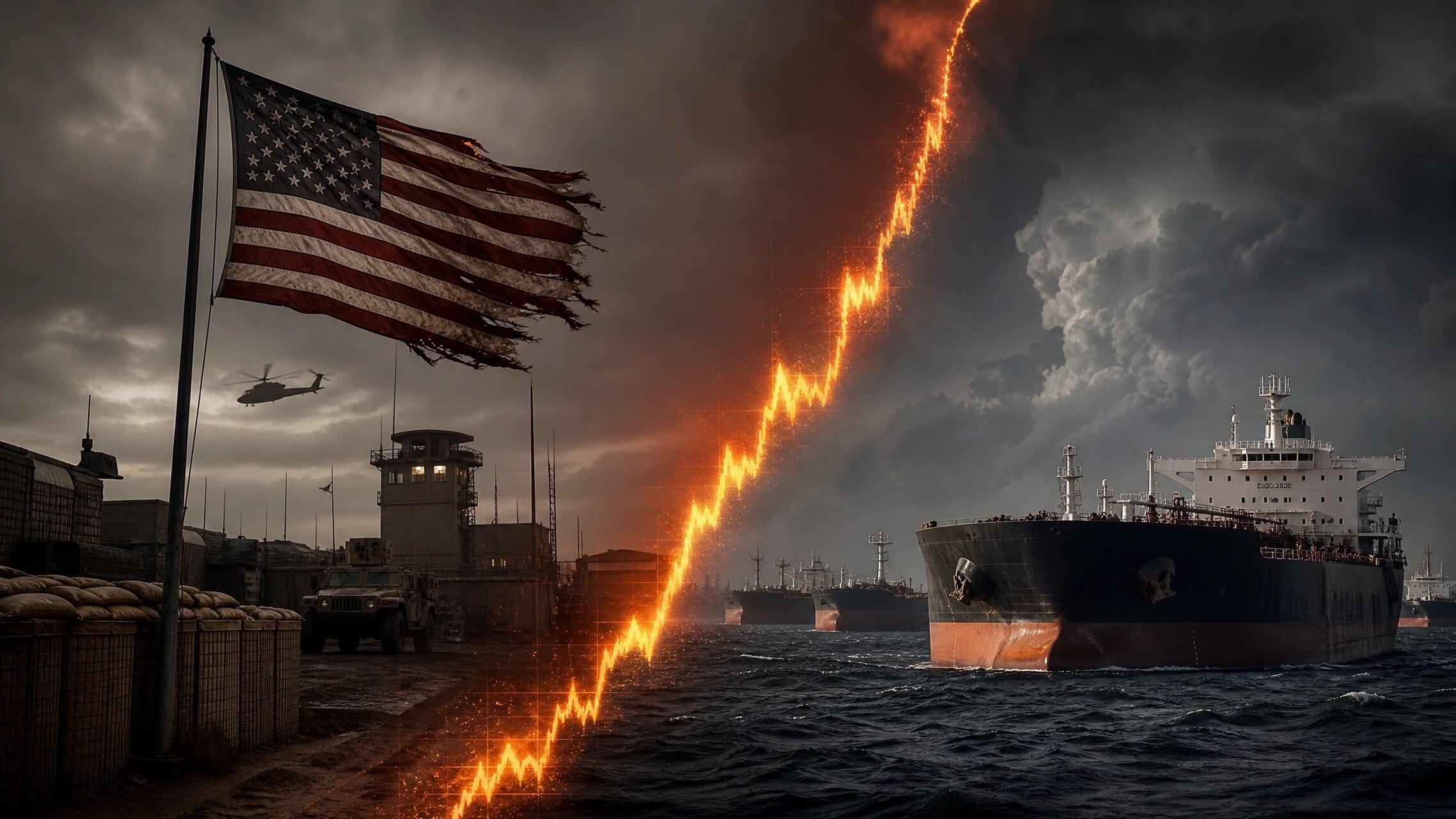 Oil tops $85 a barrel after Trump announces Hormuz blockade