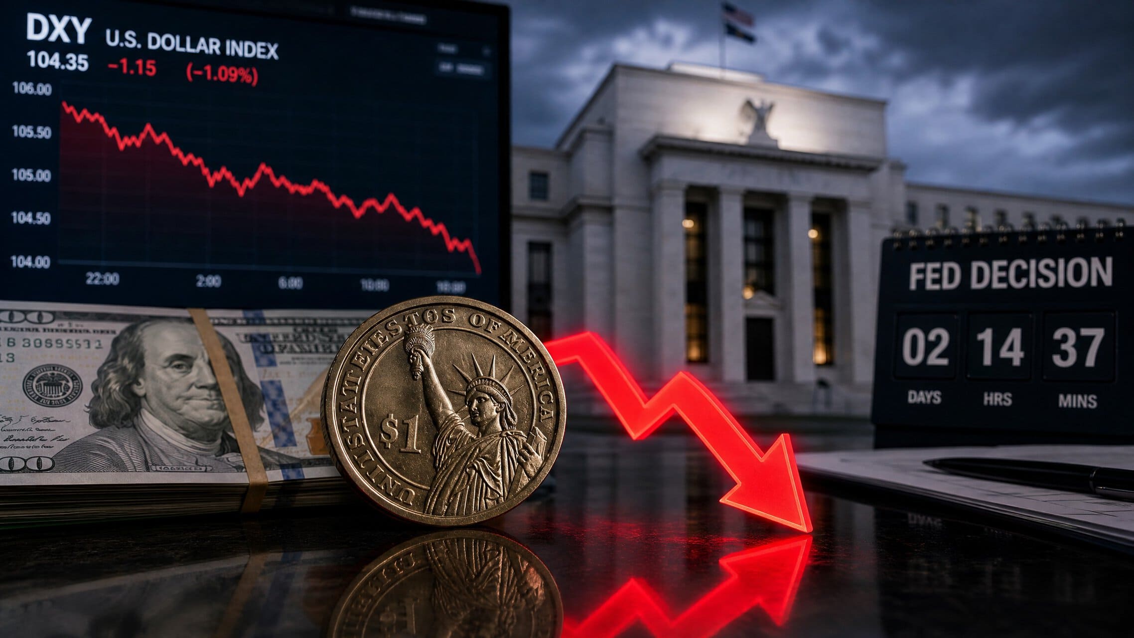 Why Is the US Dollar Falling Ahead of the Fed Decision?