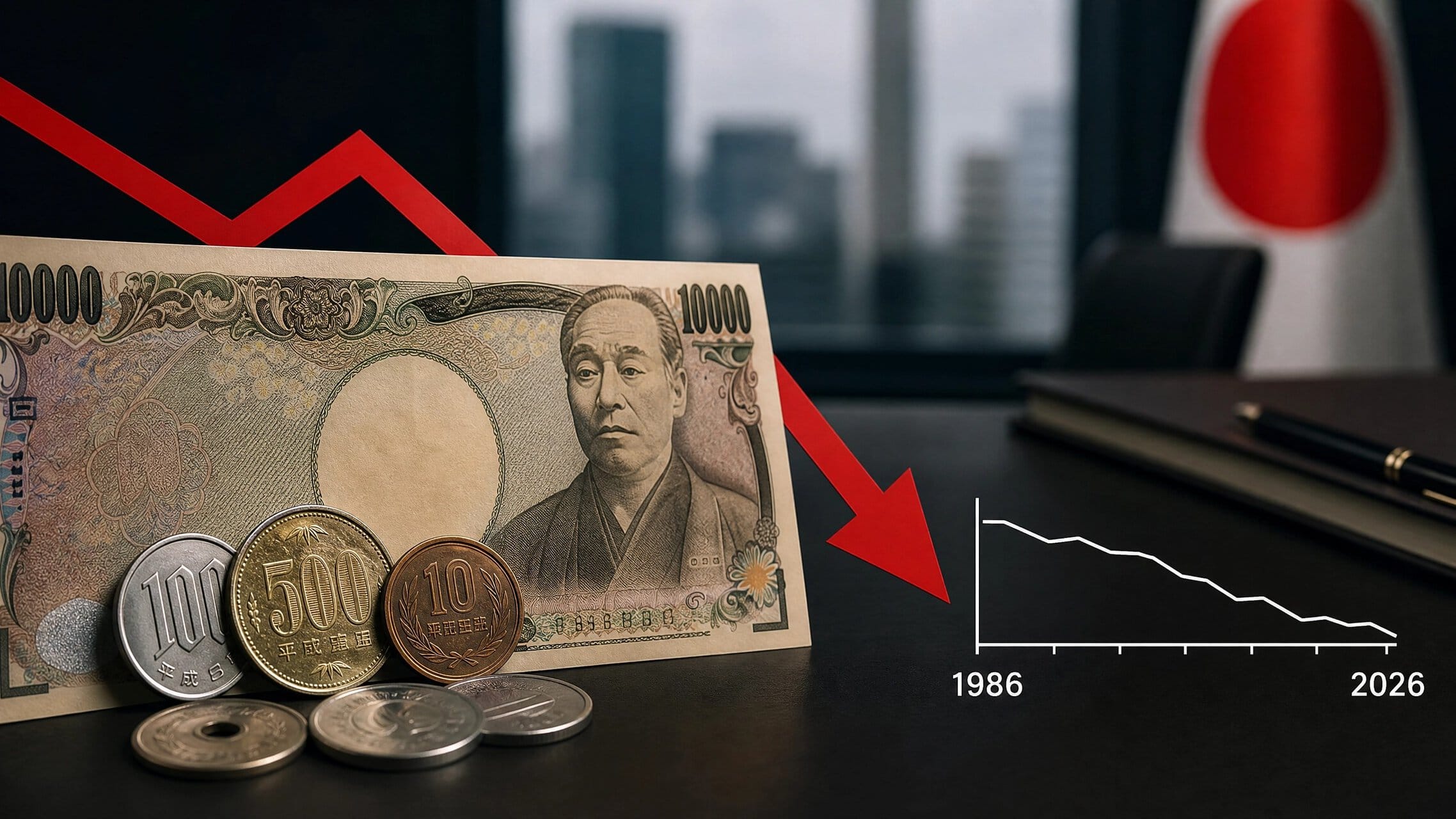 Japanese Yen Hits a 40-Year Low