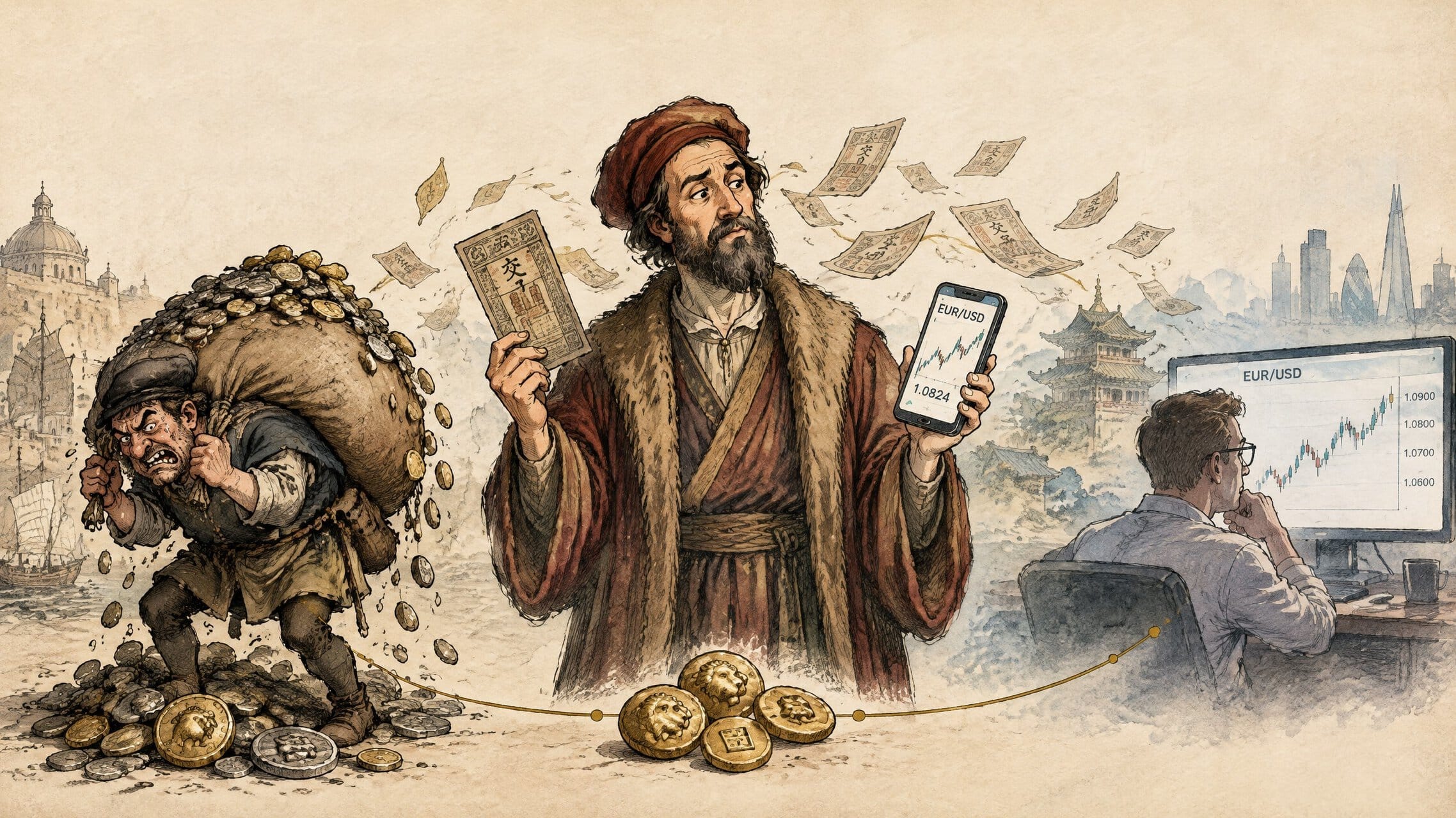 From Mulberry Bark to EUR/USD: How We Invented Money